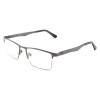 Armacao de Óculos Masculina Meio Aro FN9128 Grafite