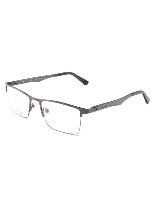 Armacao de Óculos Masculina Meio Aro FN9128 Grafite
