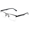 Armação de Óculos Masculina Meio Aro FN9128 Preto