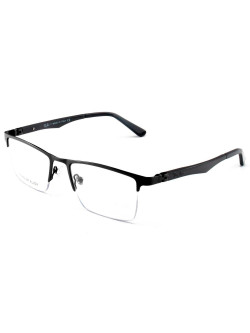 Armação de Óculos Masculina Meio Aro FN9128 Preto