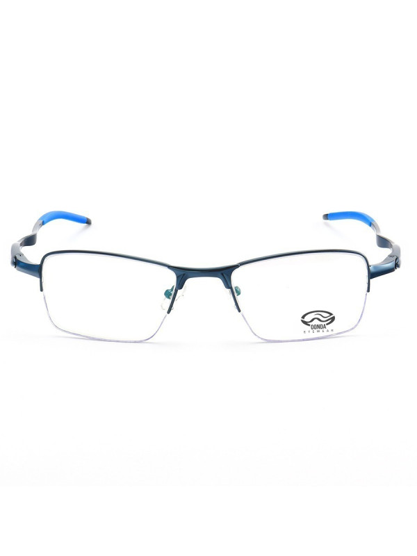 Armação de Óculos Meio Aro Evade OX3208 Todo Azul