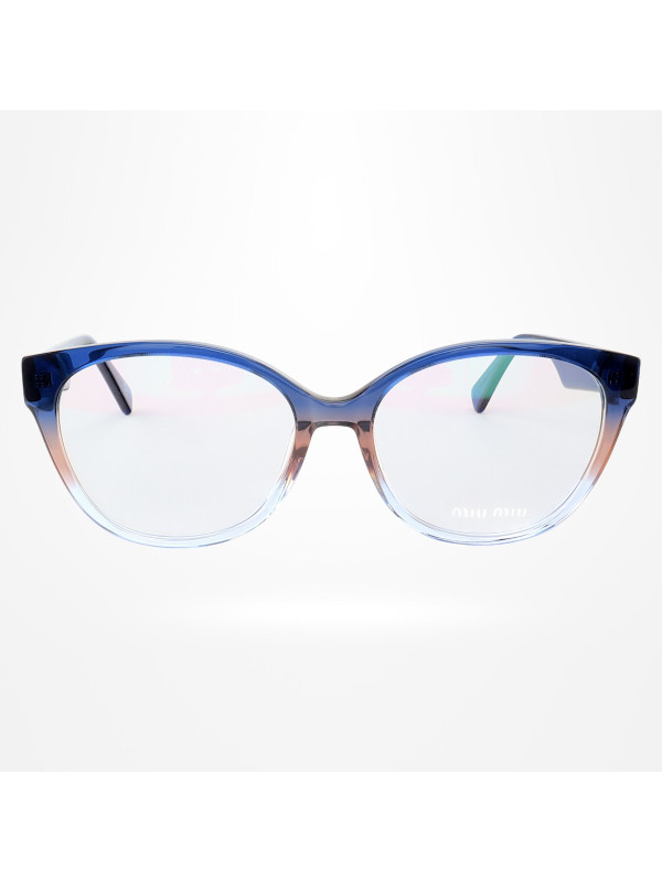 Armação de Óculos Oval MM01 Azul Degrade