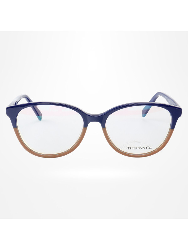 Armação de Óculos Oval TF2175 Azul e Nude
