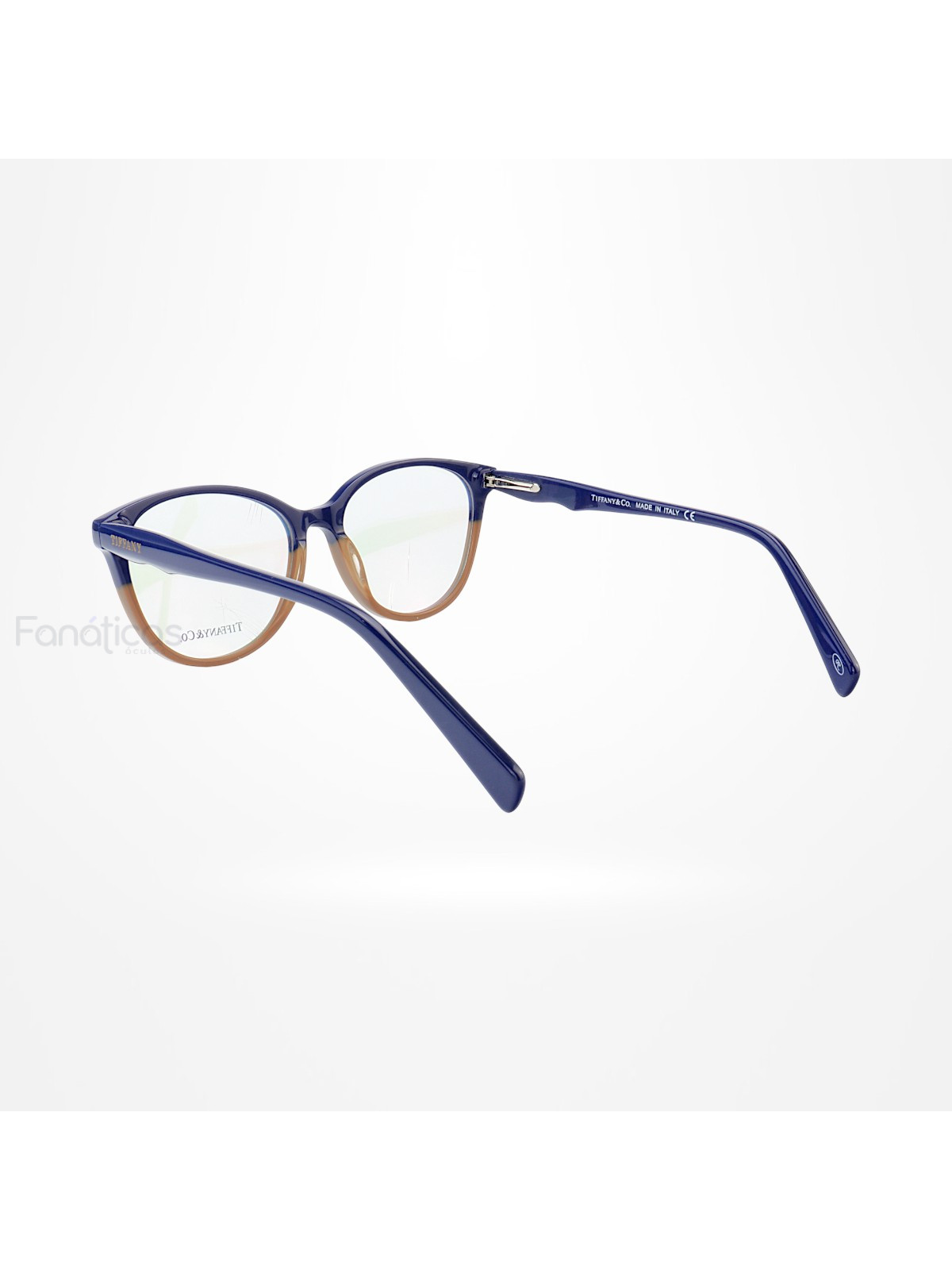 Armação de Óculos Oval TF2175 Azul e Nude