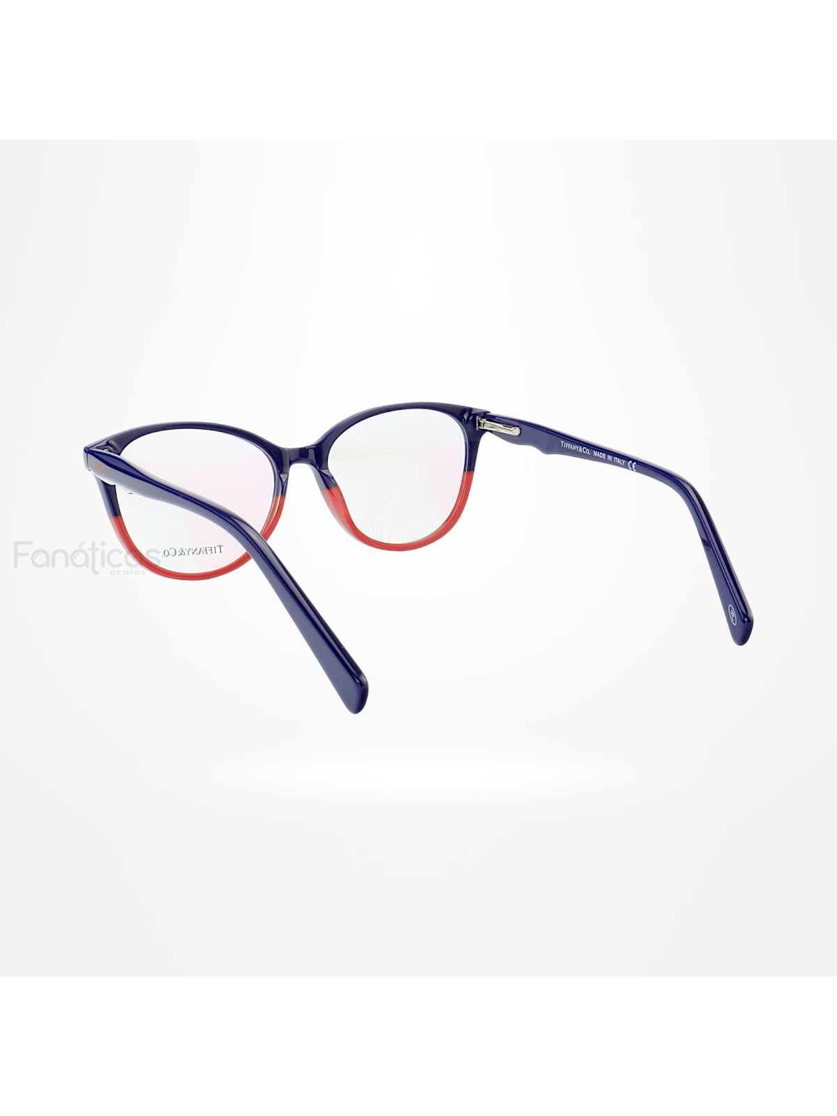 Armação de Óculos Oval TF2175 Azul e Vermelho