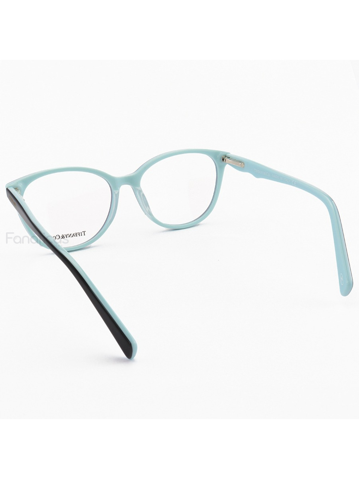 Armação de Óculos Oval TF2175 Preto e Azul