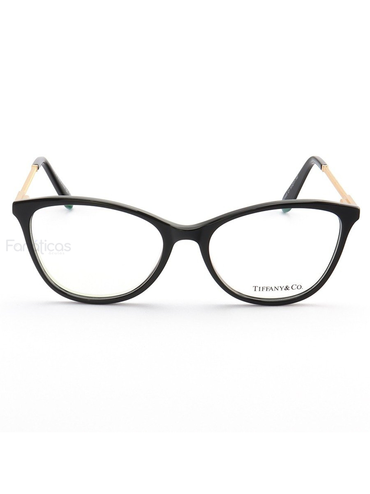 Armação de Óculos Oval TF2668 Preto