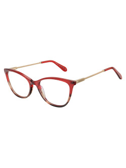 Armação de Óculos Oval TF2668 Vermelho Degrade