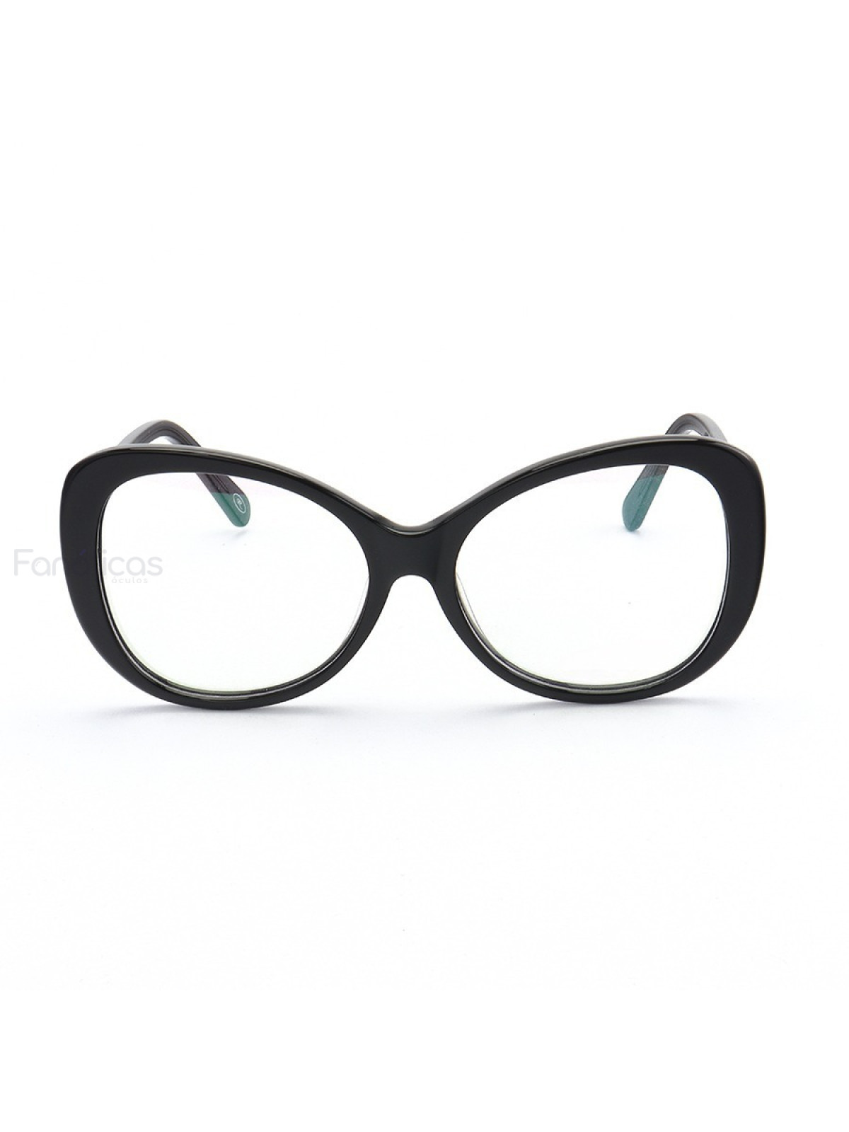Armação de Óculos Quadrada CL00110 Preto