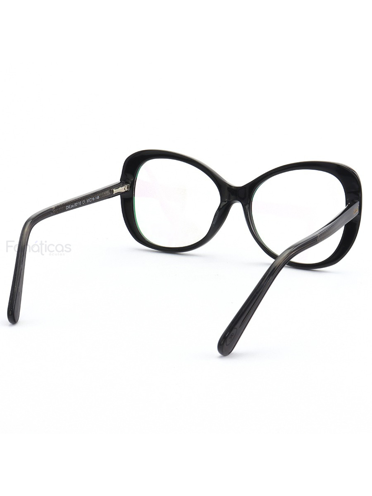 Armação de Óculos Quadrada CL00110 Preto