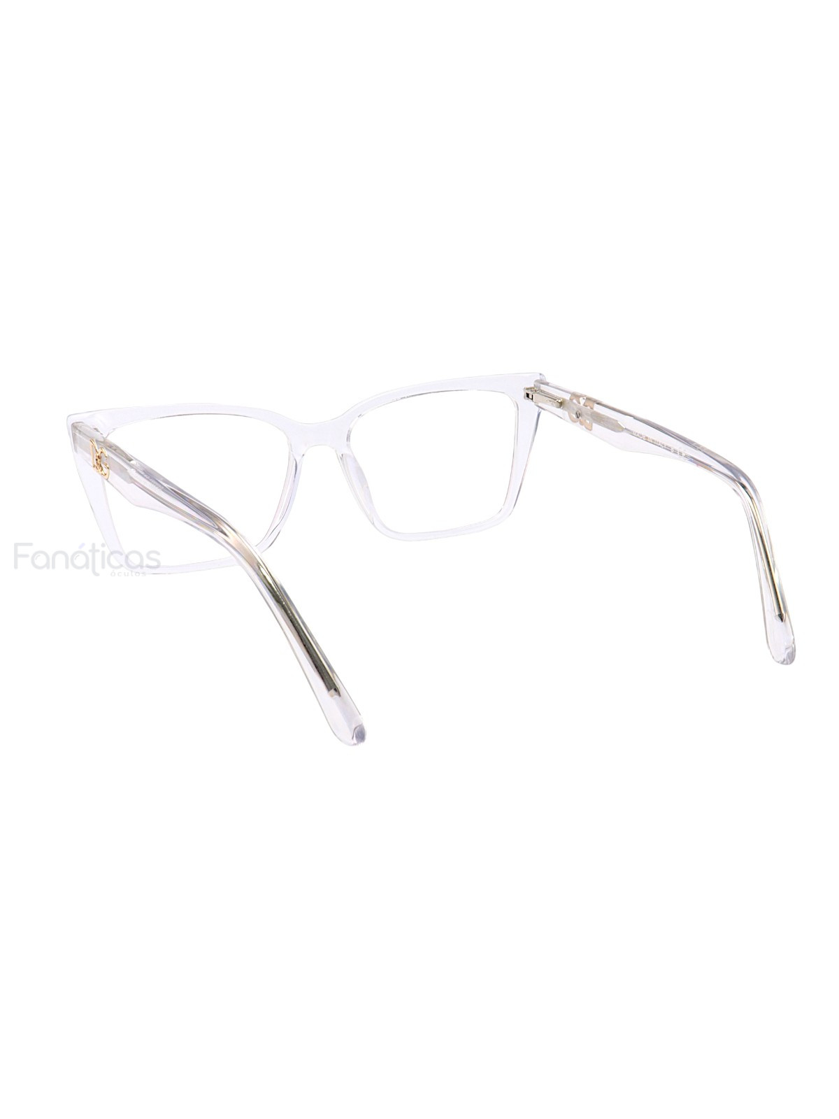 Armação de Óculos Quadrada DG5031 Acetato Transparente