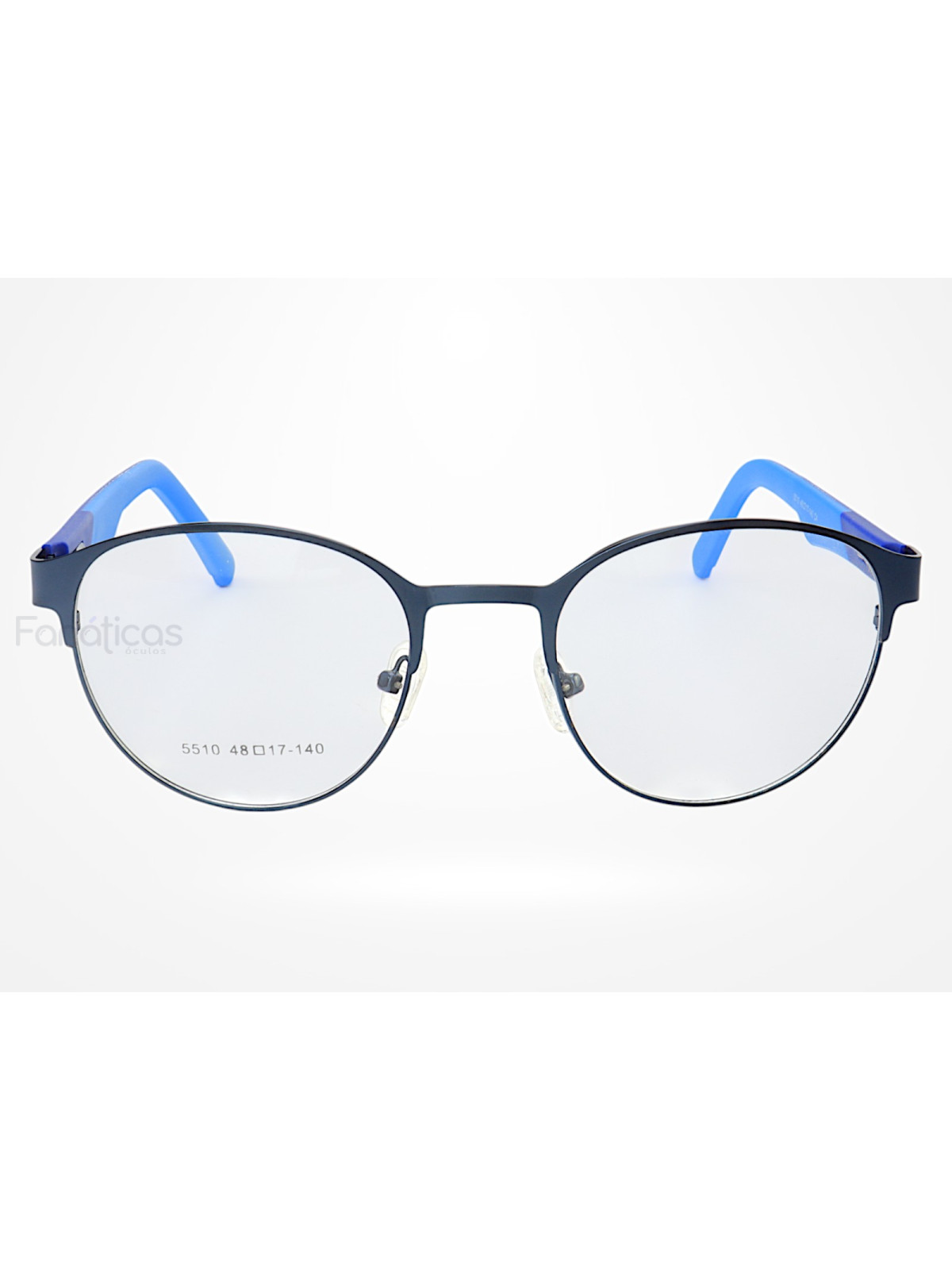 Armação de Óculos 5510 Redondo Azul