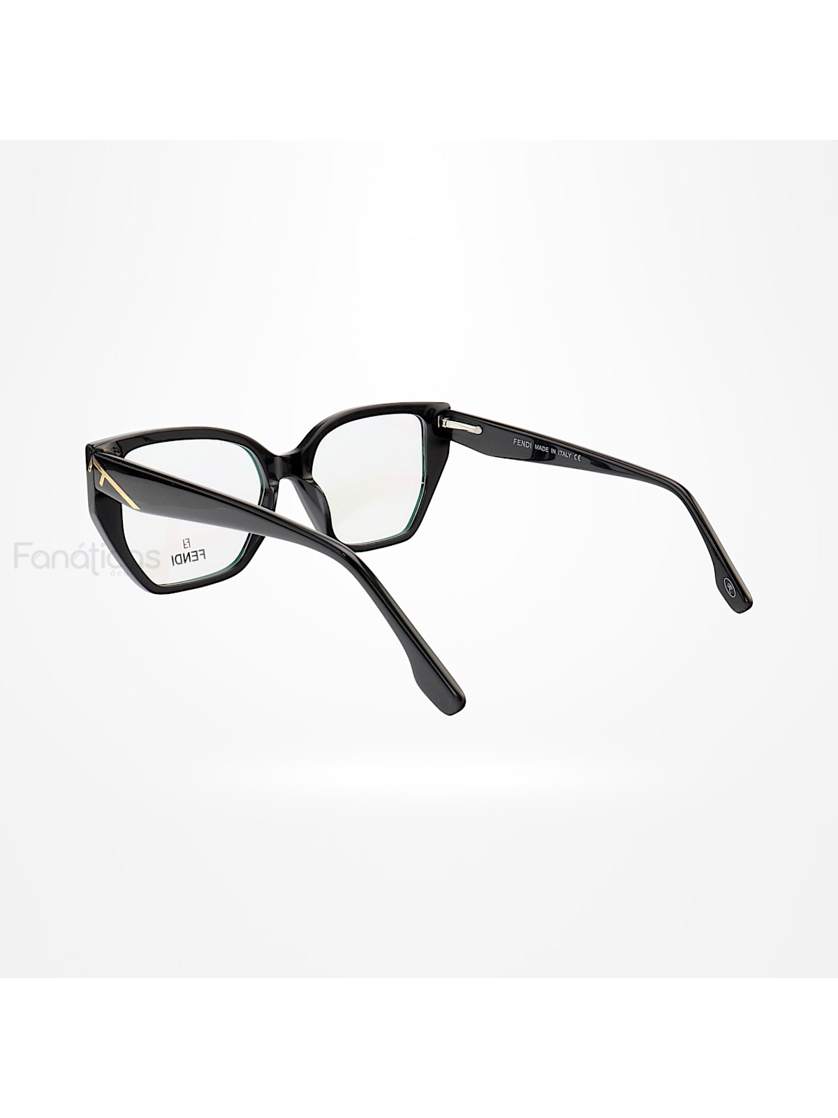 Armação de Óculos Quadrada FE50073 Preto