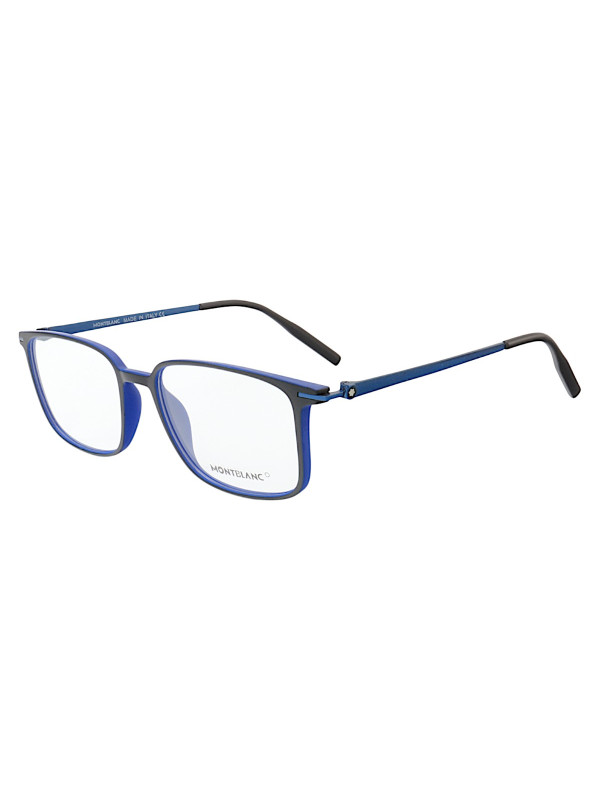 Armação de Óculos Quadrada MB0196O Preto e Azul
