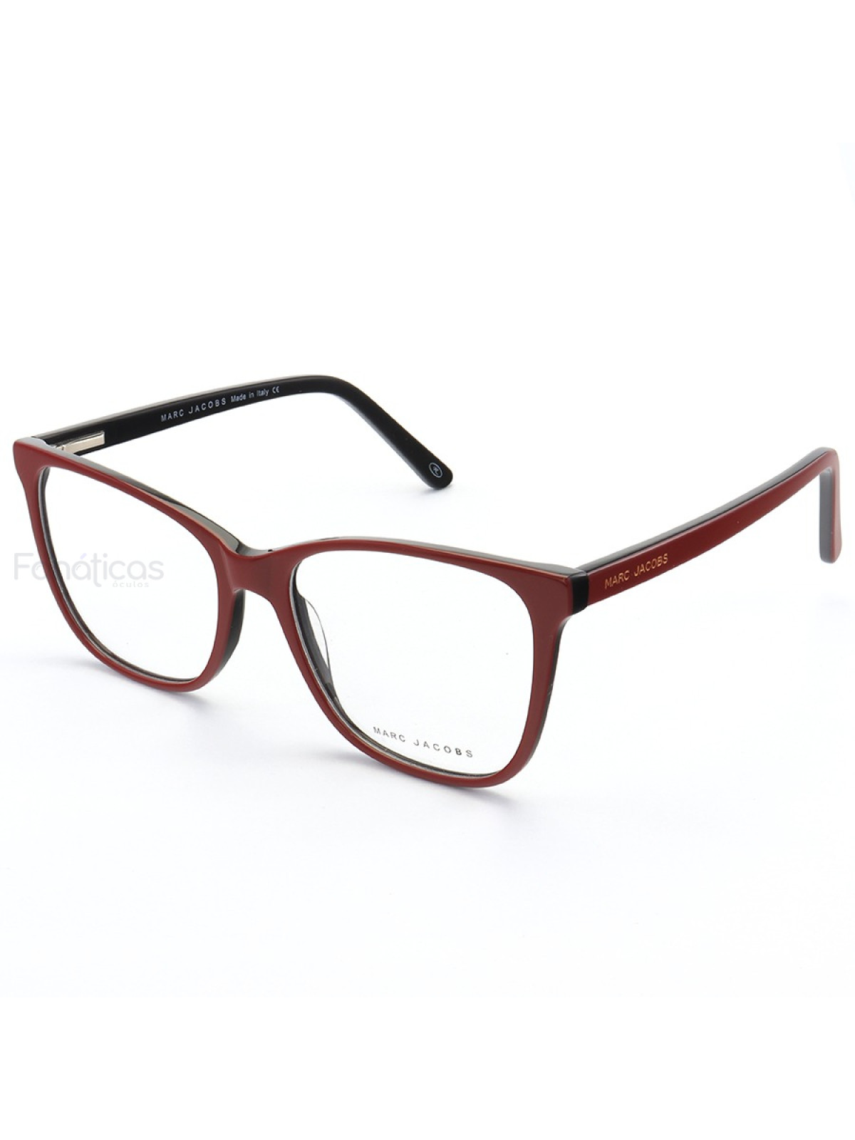 Armação de Óculos Quadrada MJ496 Vermelho