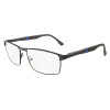 Armação de Óculos 65109 Quadrado Preto e Azul