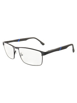 Armação de Óculos 65109 Quadrado Preto e Azul