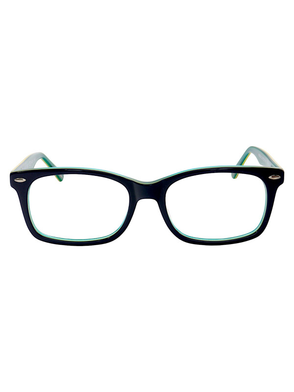 Armação de Óculos Quadrada RB5228 Azul e Verde