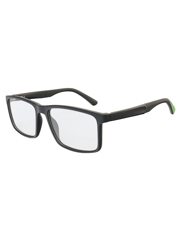 Armação de Óculos 76009 Quadrado Preto e Verde