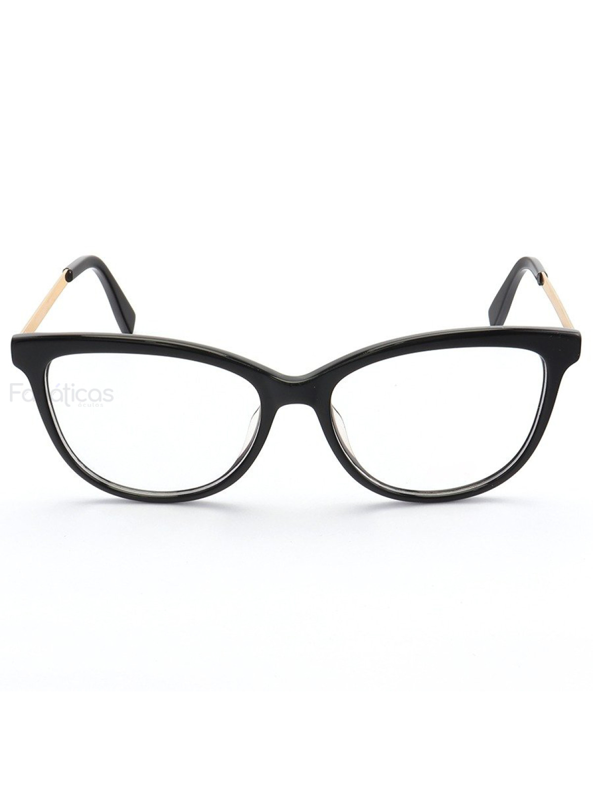 Armação de Óculos Quadrado FF0121 Preto