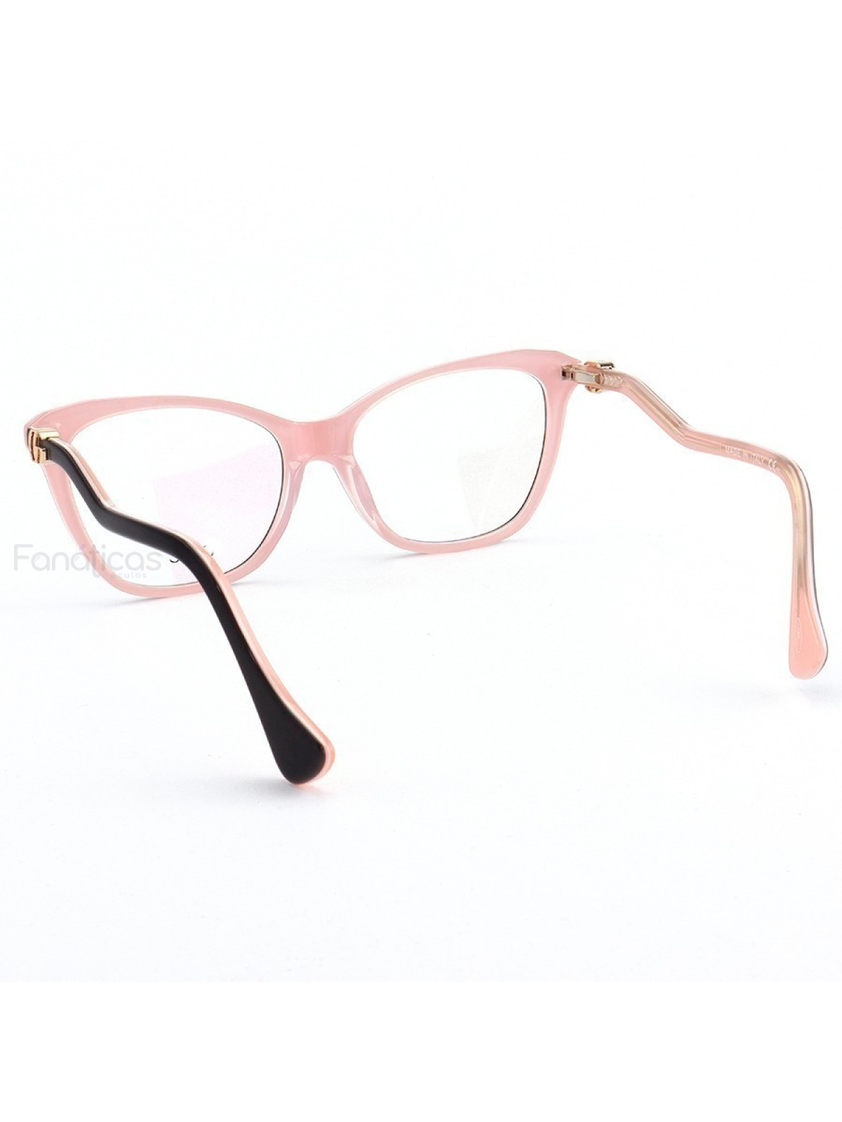 Armação de Óculos Quadrado GG10120 Preto e Rosa
