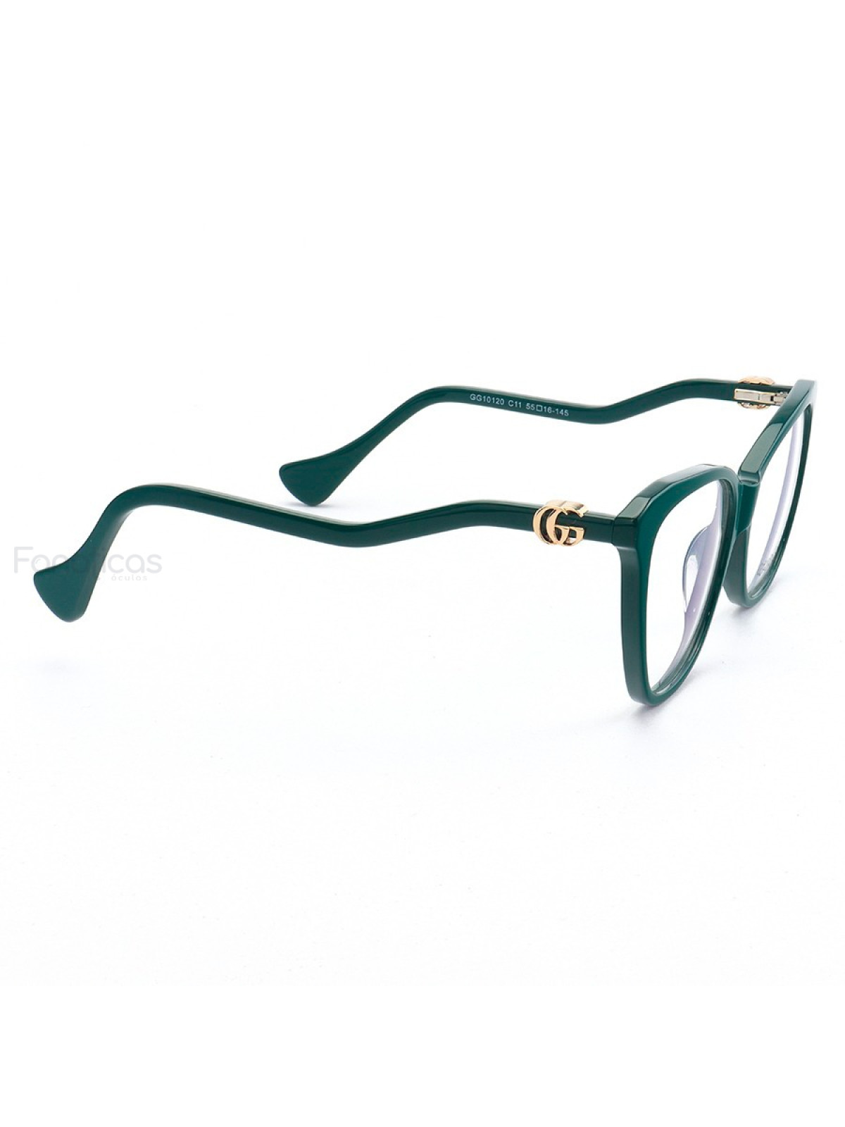 Armação de Óculos Quadrado GG10120 Verde