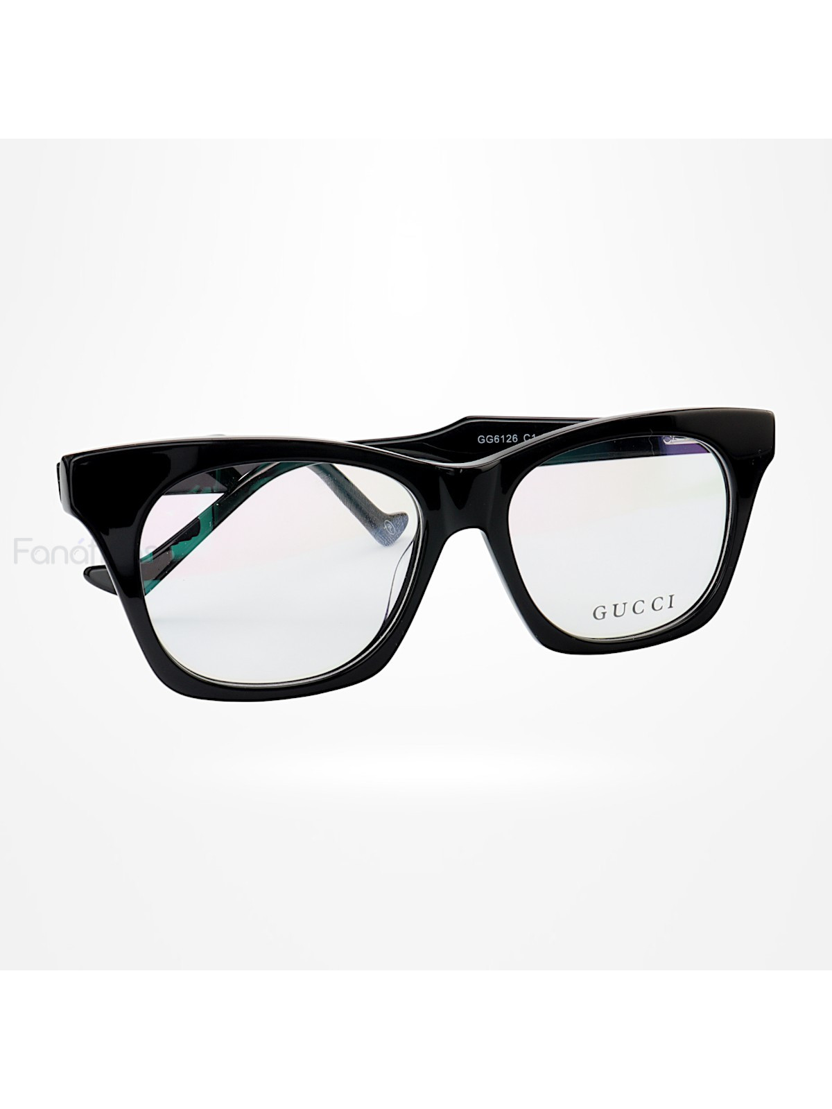 Armação de Óculos Quadrado GG6126 Preto