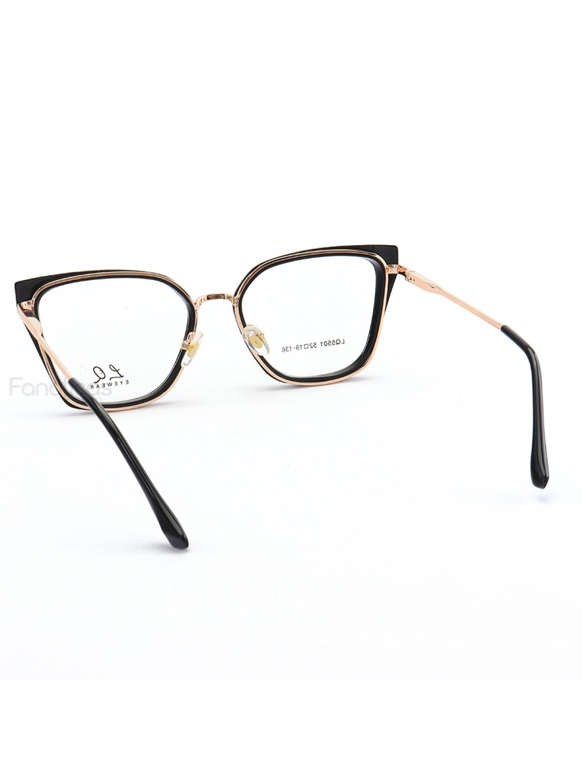 Armação de Óculos Quadrado LQ5501 Preto