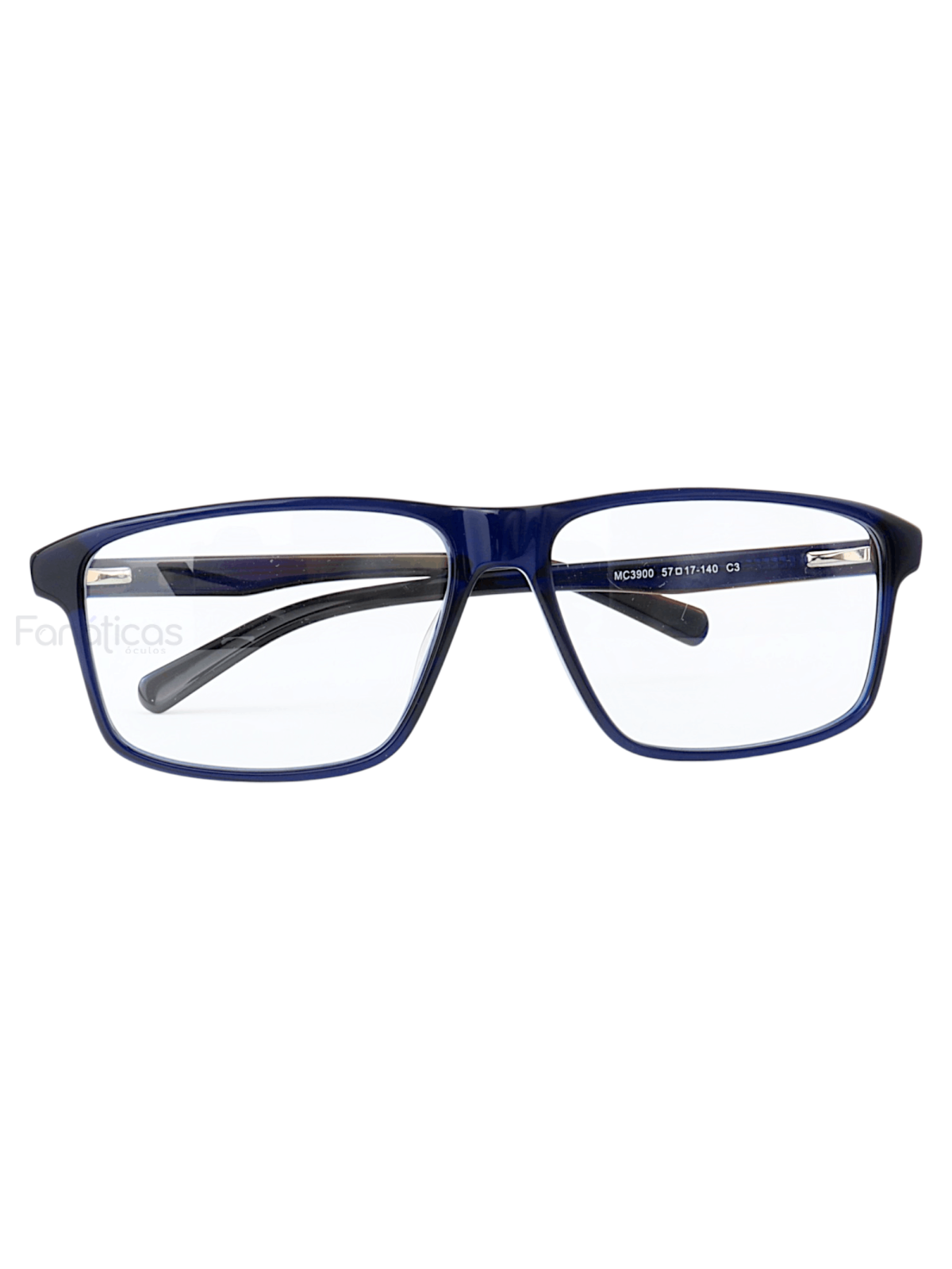 Armação de Óculos Quadrado MC3900 Azul