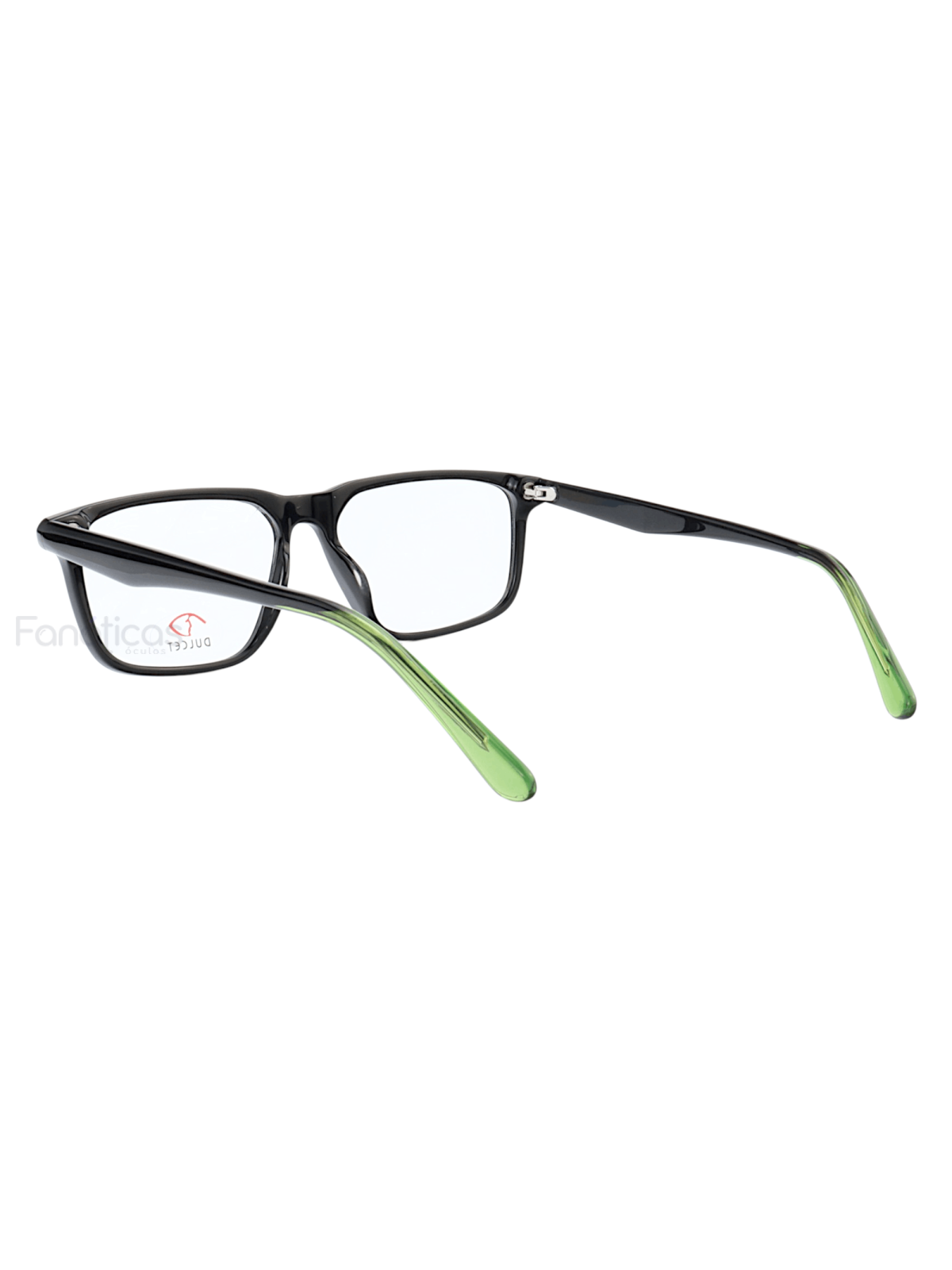Armação de Óculos Quadrado MC3908 Preto e Verde
