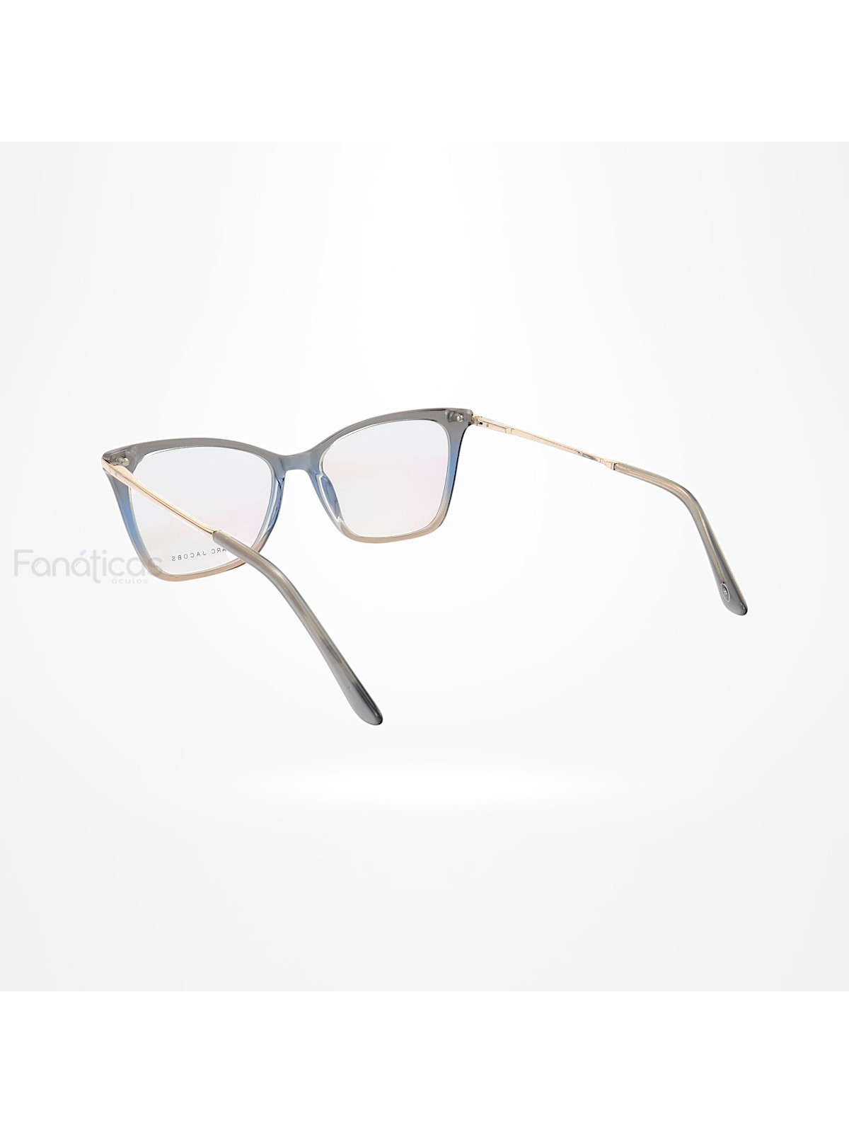 Armação de Oculos Quadrado MJ6372 Azul Translucido