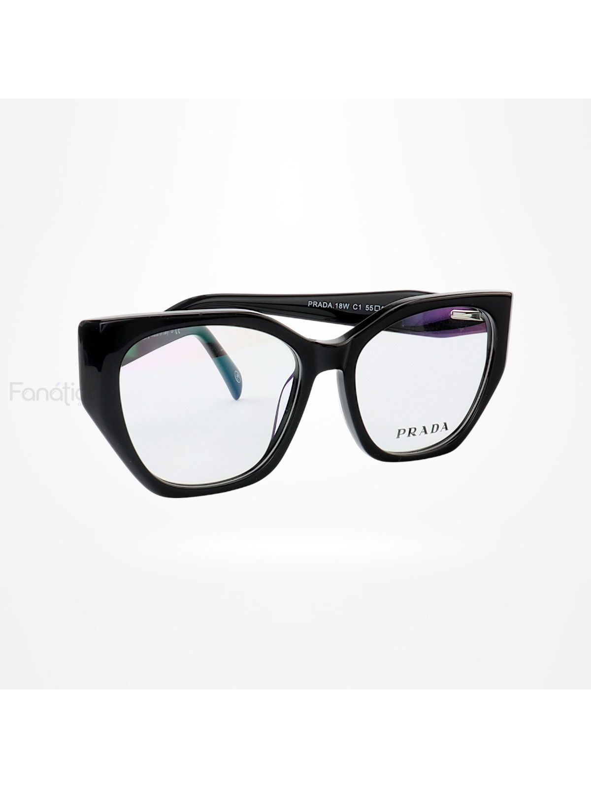 Armação de Óculos Quadrado PD18W Preto