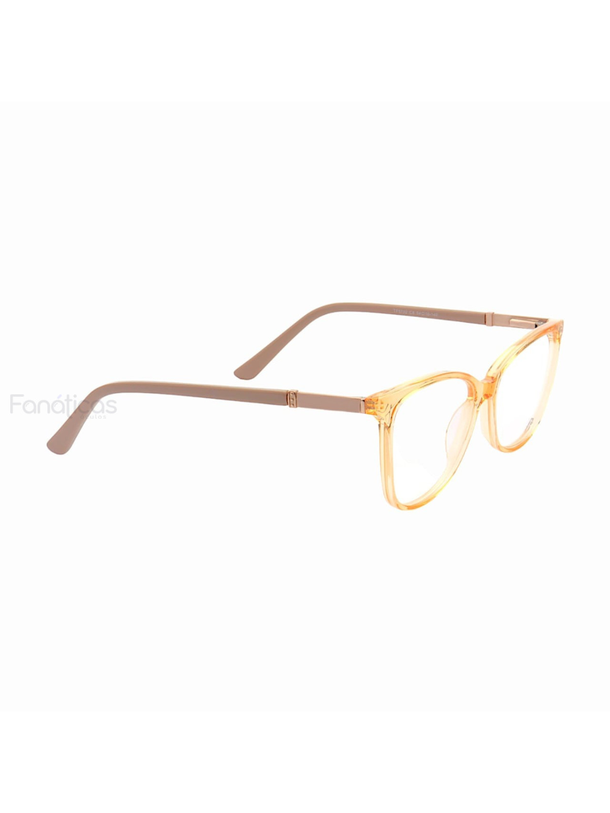 Armacao de Óculos Quadrado TF5702 Laranja e Nude