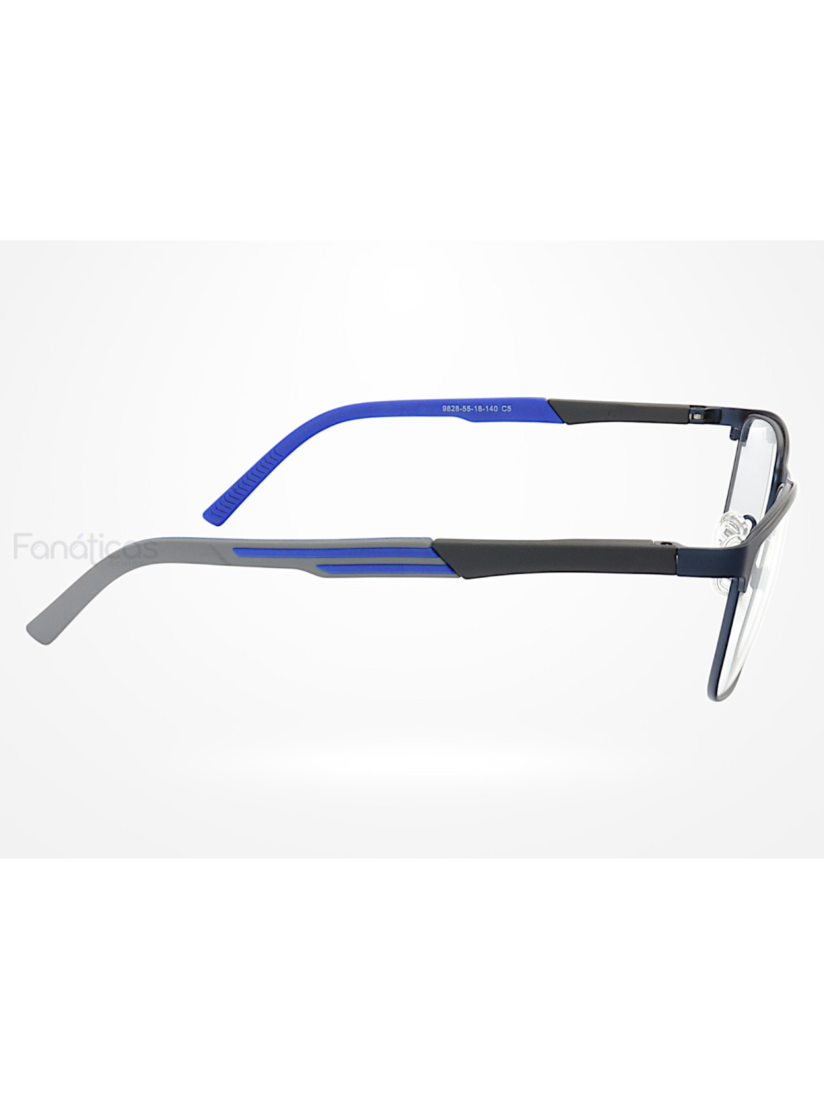 Armação de Óculos 9828 Quadrado Azul