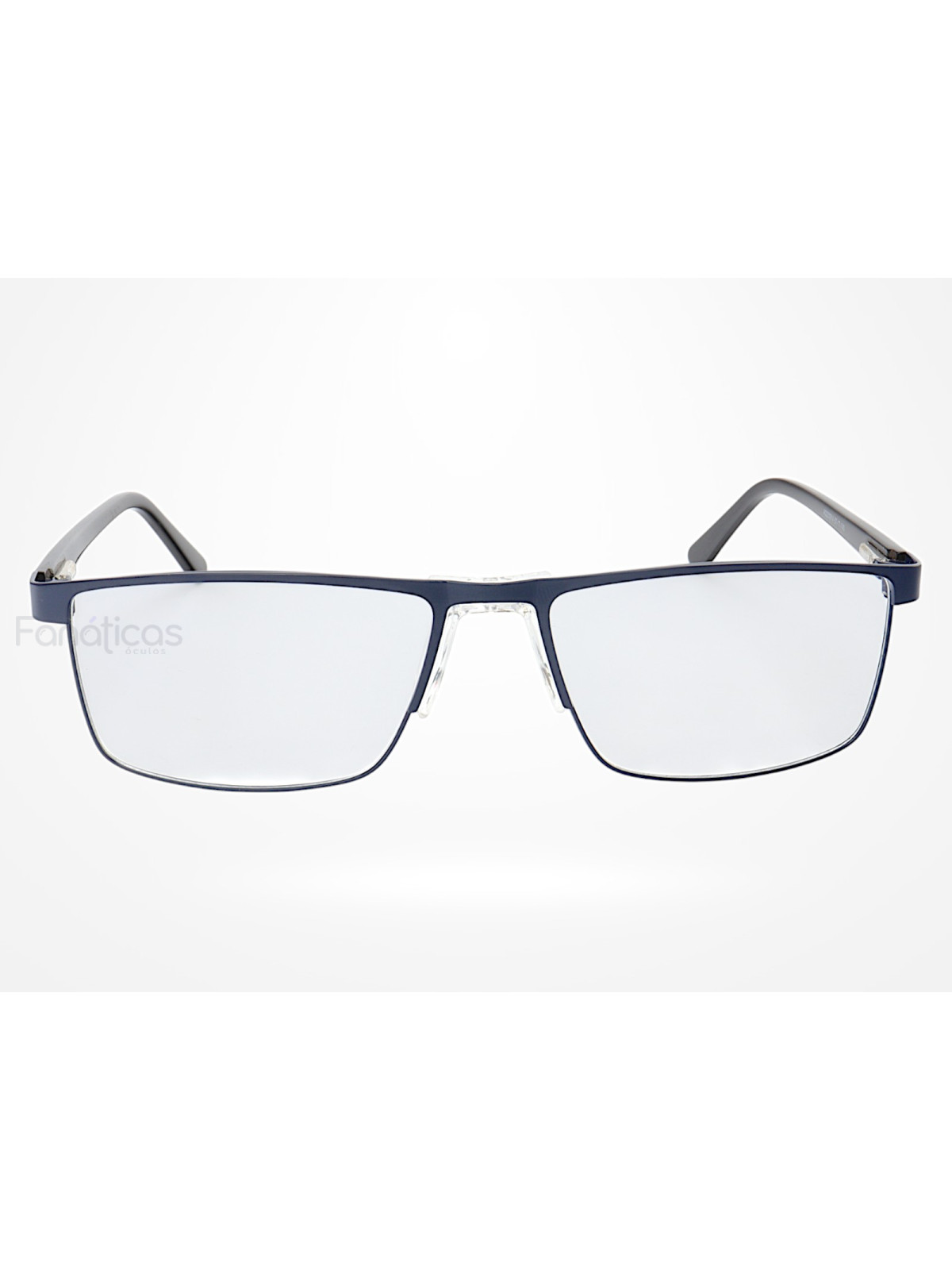 Armação de Óculos AQ230914 Retangular Azul e Preto