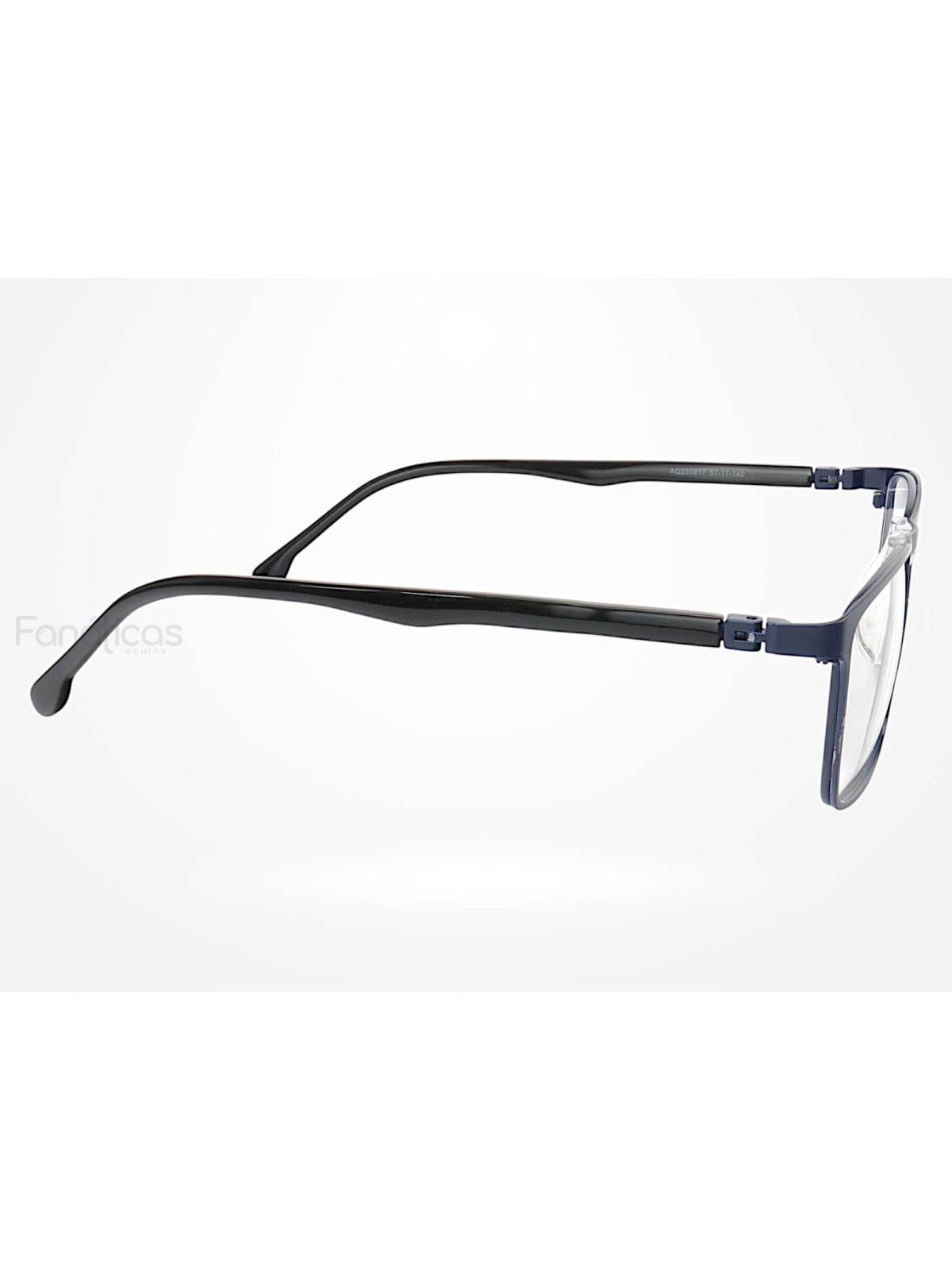 Armação de Óculos AQ230915 Retangular Azul