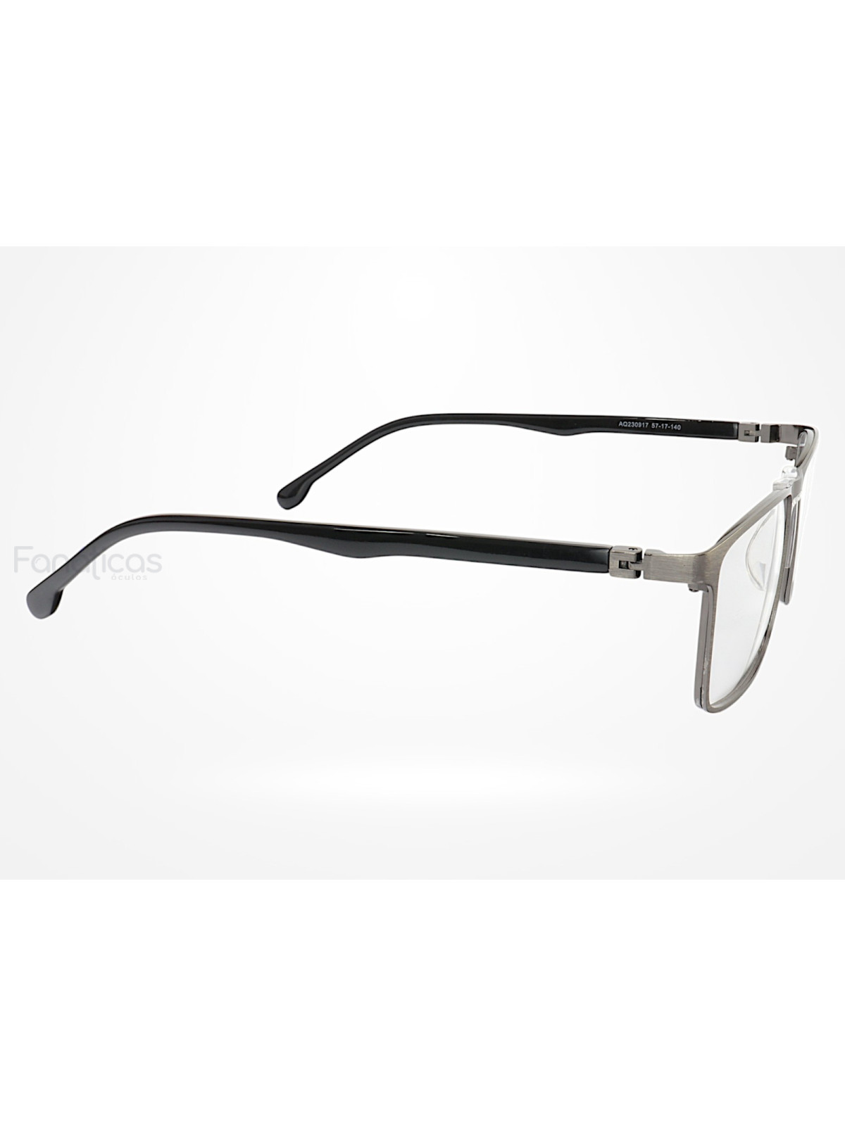 Armação de Óculos AQ230915 Retangular Grafite
