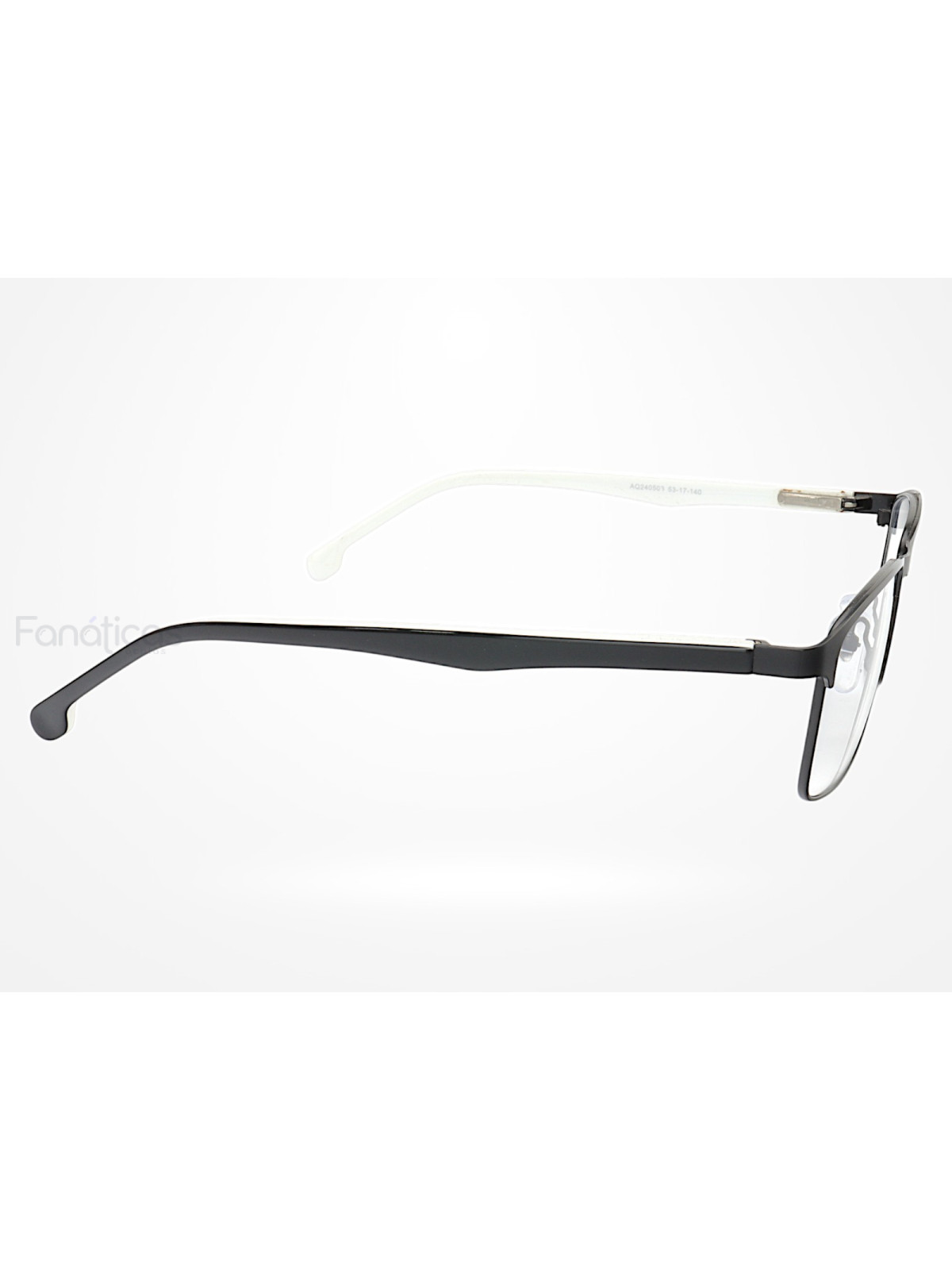 Armação de Óculos AQ240503 Retangular Preto e Branco