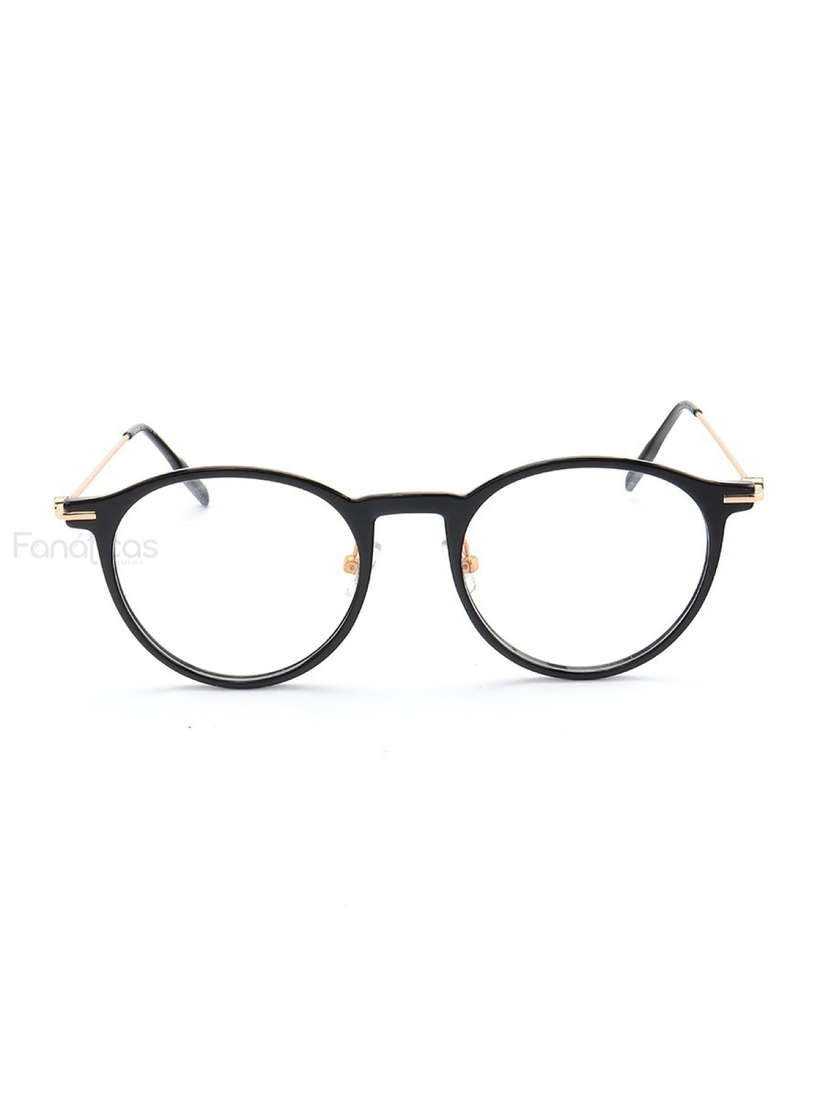 Armação de Óculos Redondo MB0090 Preto Brilhante