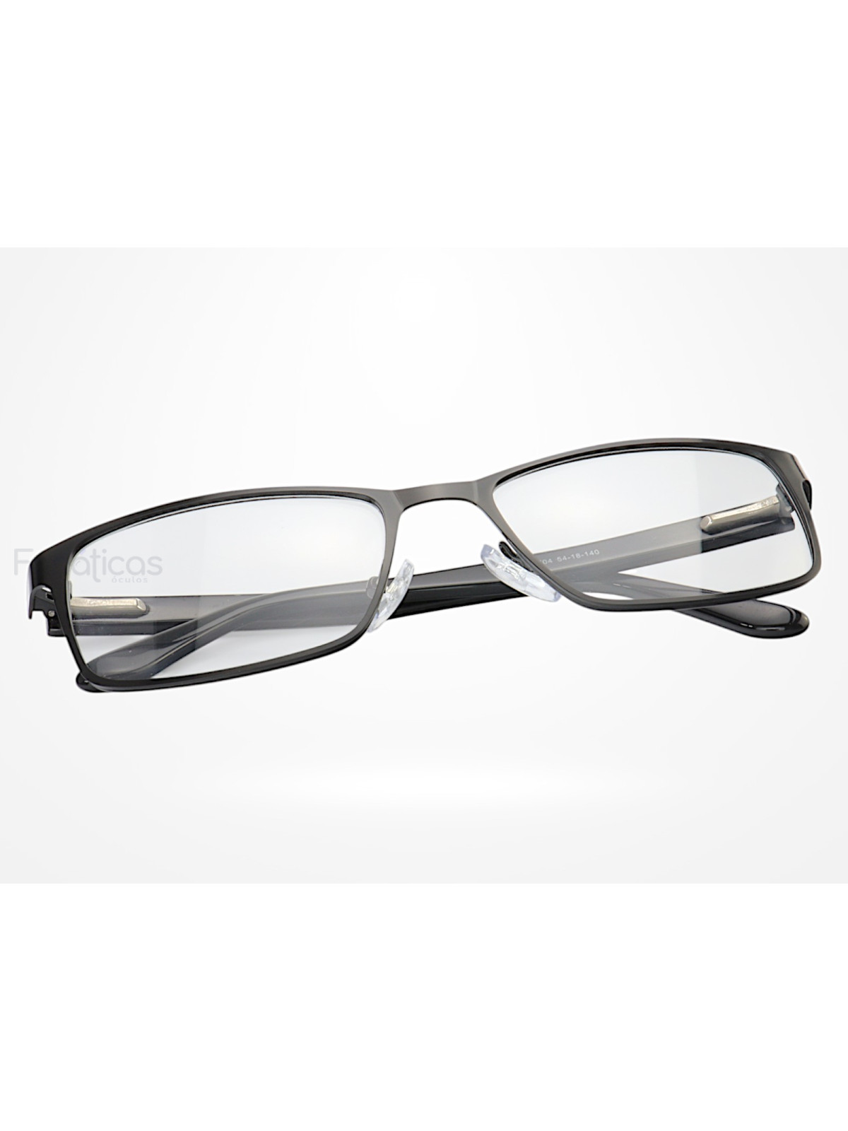 Armação de Óculos AQ240504 Retangular Preto
