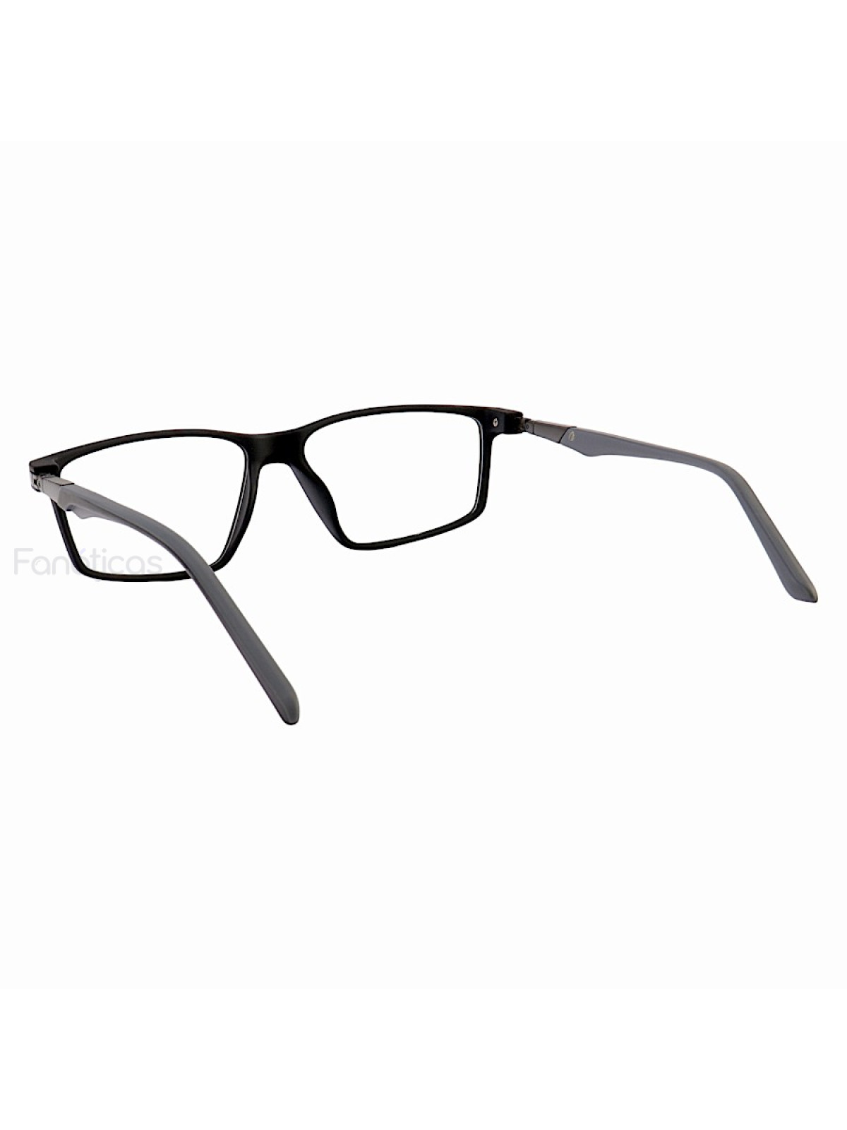 Armação de Óculos Retangular 180 C2 GZ9141 Preto e Cinza