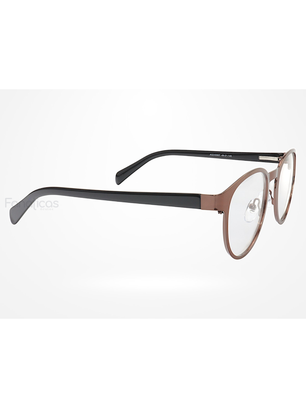 Armação de Óculos AQ240507 Redondo Bronze
