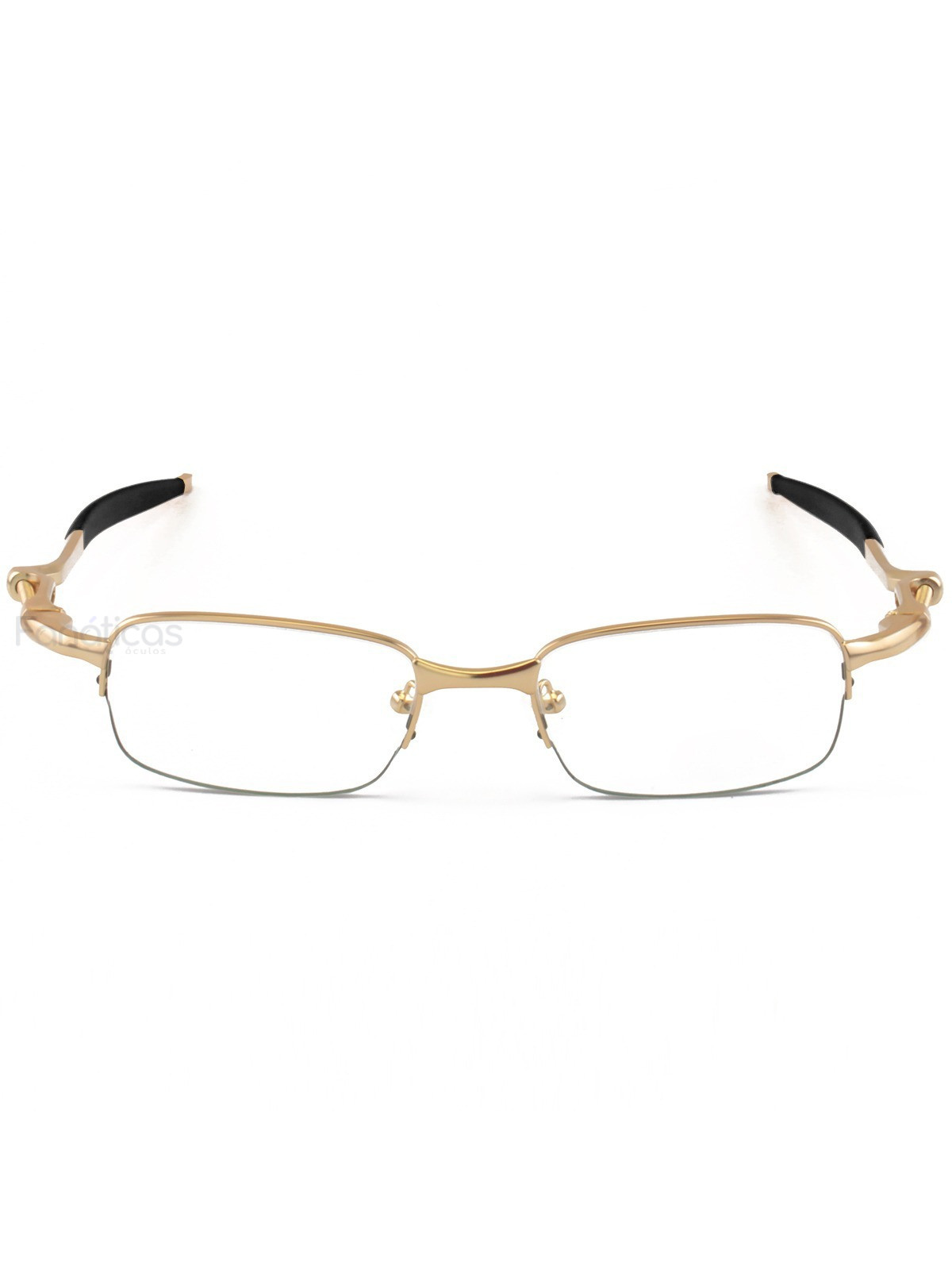 Armação de Óculos Retangular Coilover Molinha OX5043 Dourado