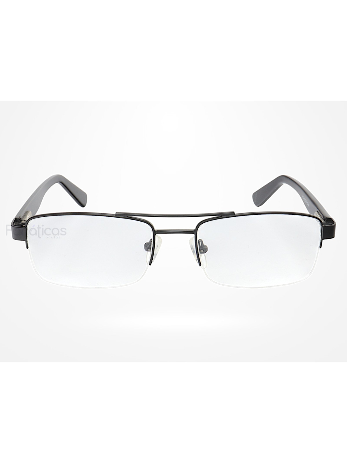Armação de Óculos AQ240510 retangular Preto