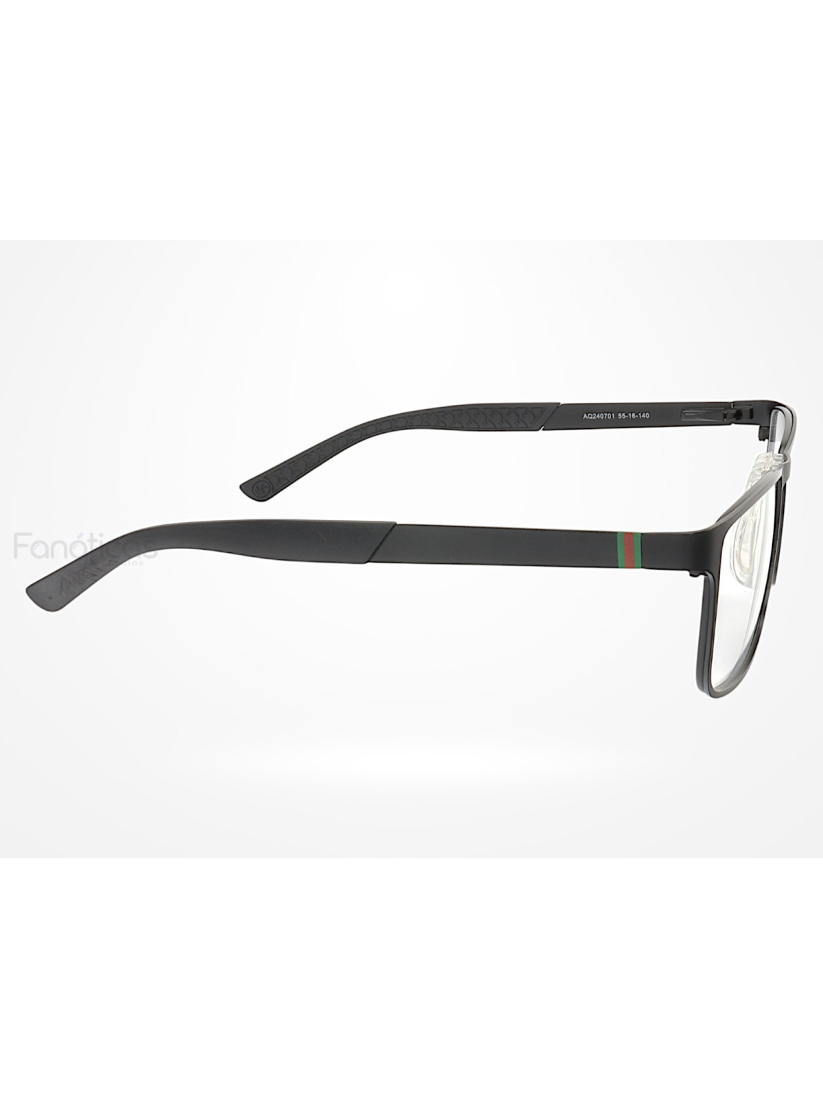 Armação de Óculos AQ240701 Retangular Preto