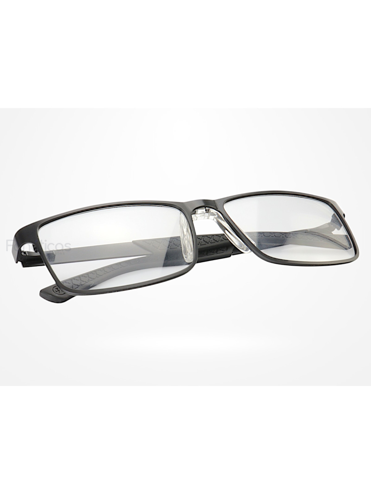 Armação de Óculos AQ240701 Retangular Preto