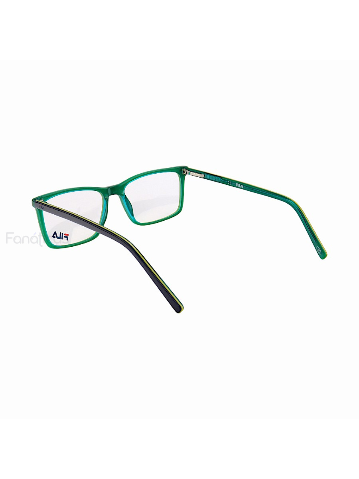 Armação de Óculos Retangular Masculina FL7062 Azul e Verde