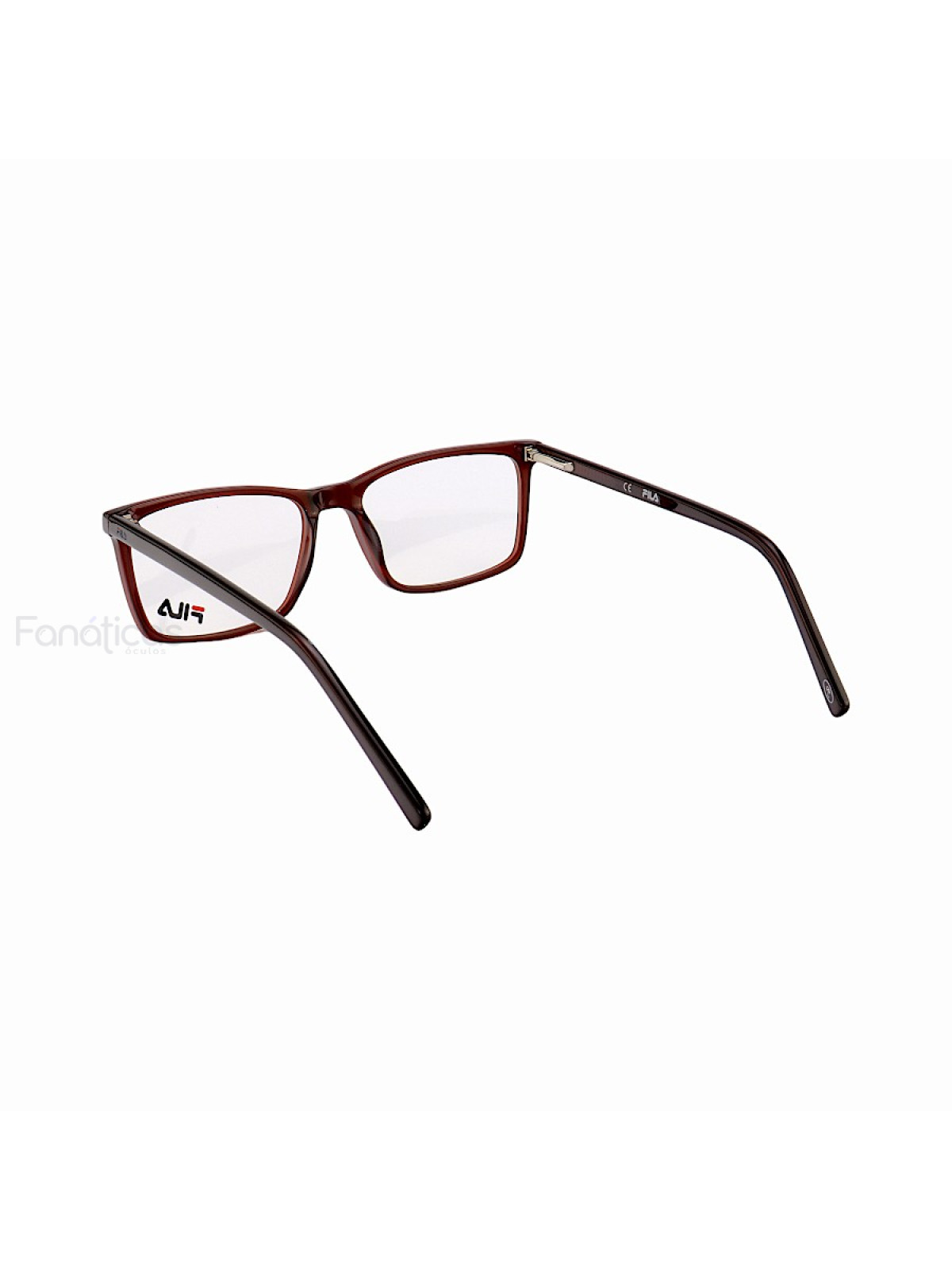 Armação de Óculos Retangular Masculina FL7062 Marrom