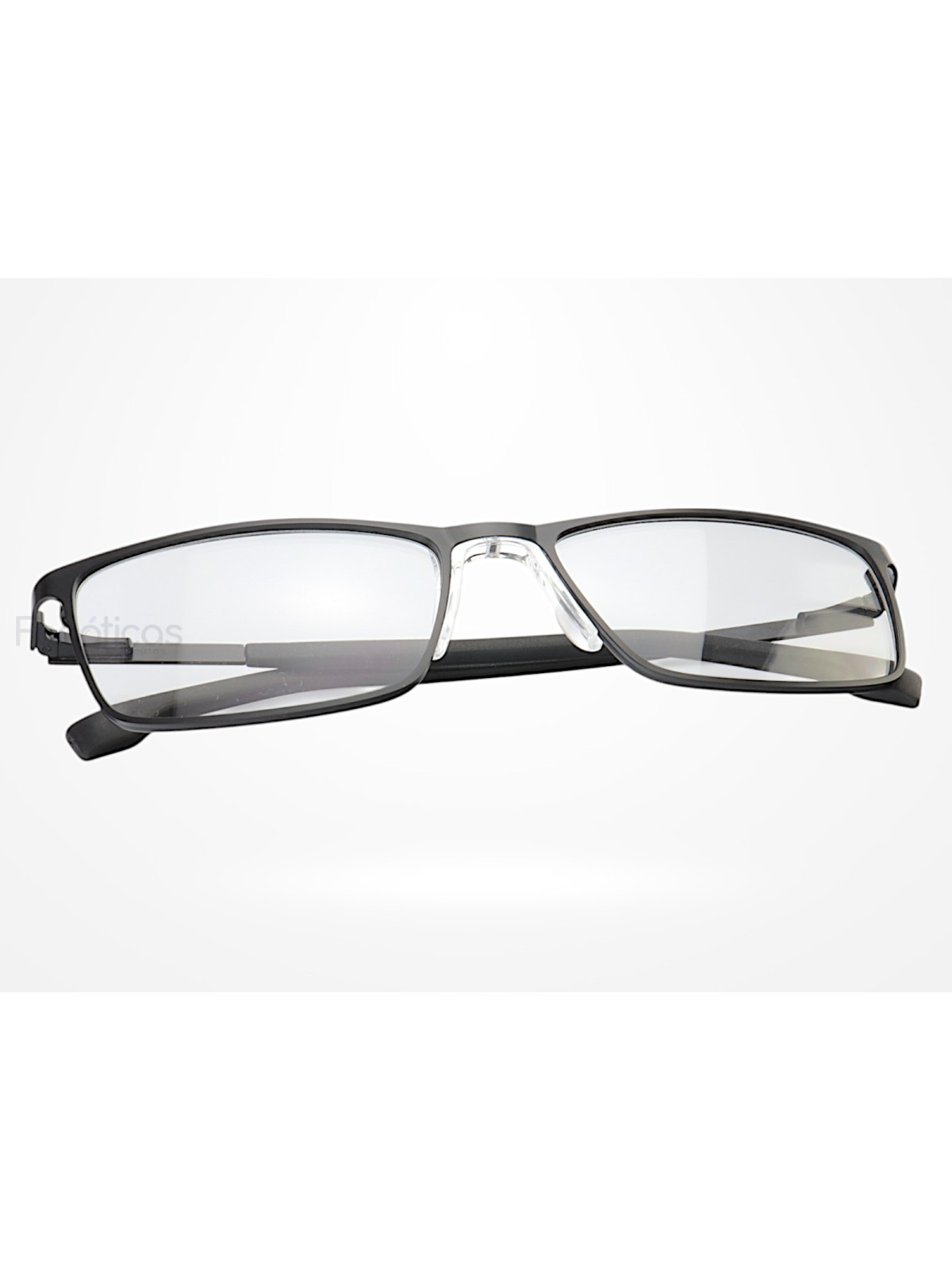Armação de Óculos AQ240702 Retangular Preto