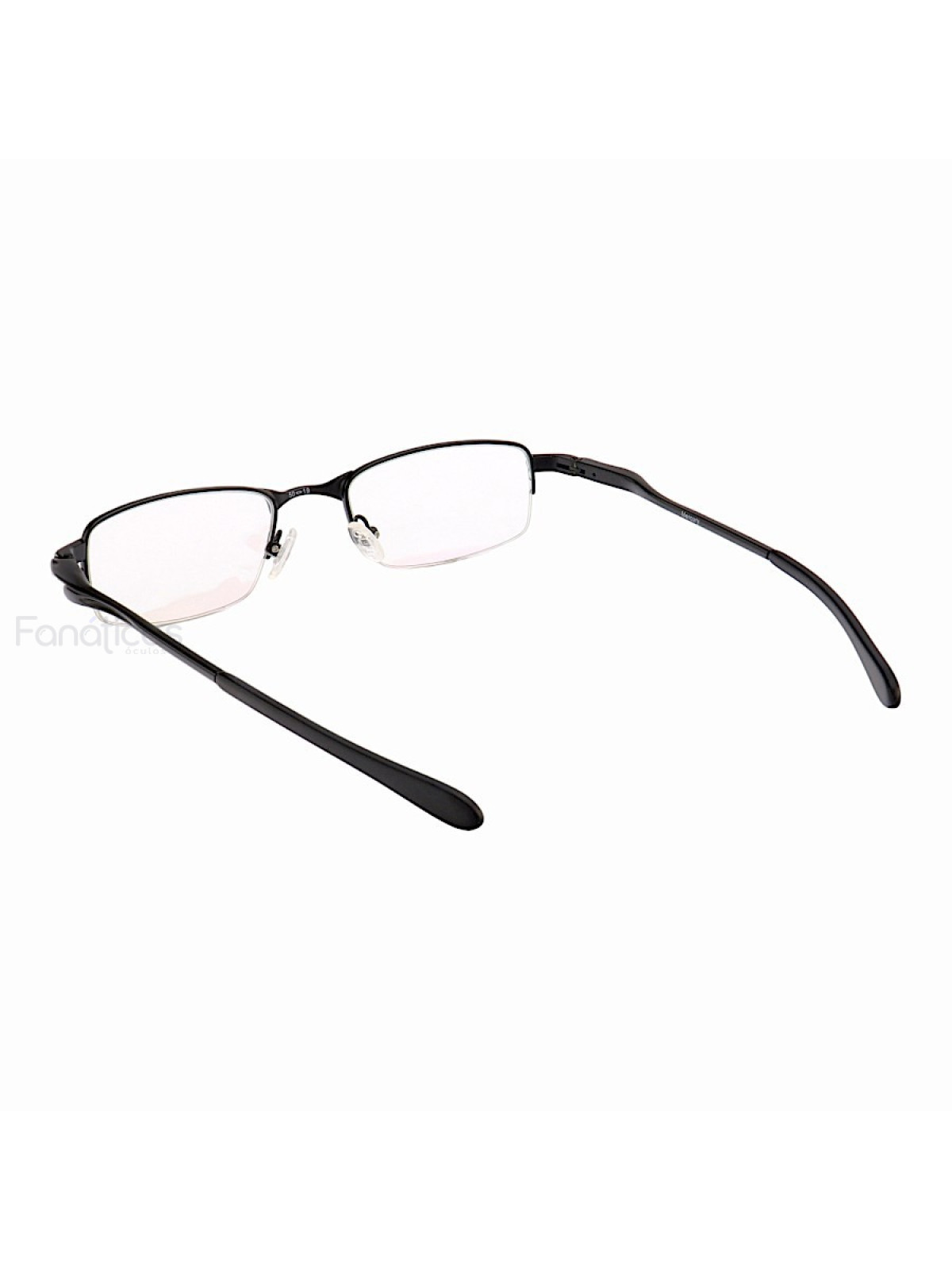 Armação de Óculos Retangular Meio Aro Crosshair OX4068 Preto